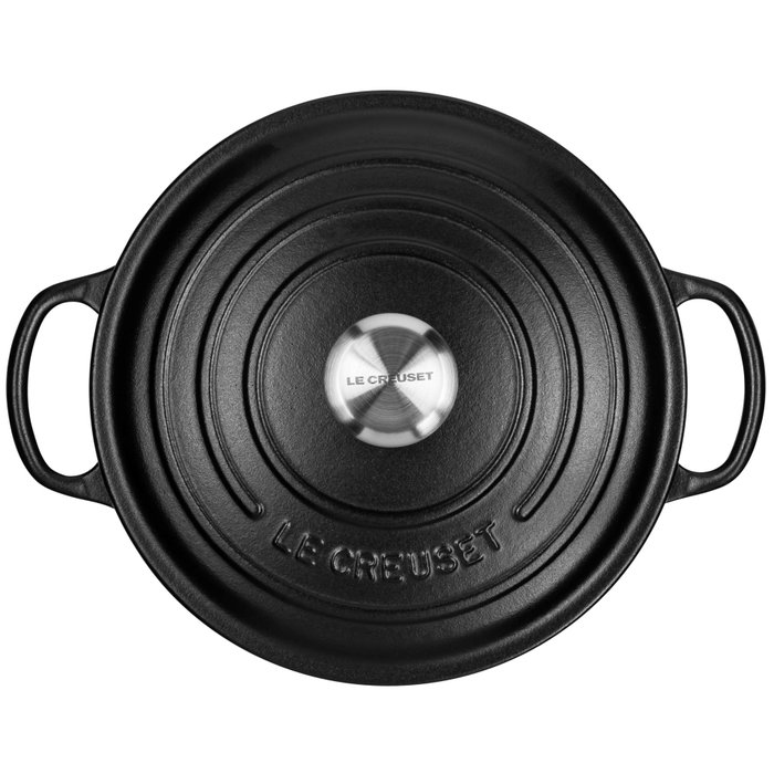 Le Creuset Signature Cazuela para hornear redonda 20 cm Negro