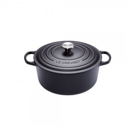 Le Creuset Signature Bräter redondo 20 cm negro