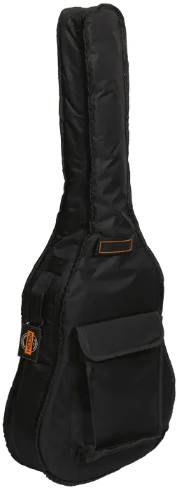 Tobago Funda para Guitarra Acústica de Poliéster, Acolchado 5mm, Bolsillo y Asas, 112cm Largo x 45cm Ancho