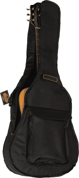 Tobago Funda para Guitarra Acústica de Poliéster, Acolchado 5mm, Bolsillo y Asas, 112cm Largo x 45cm Ancho