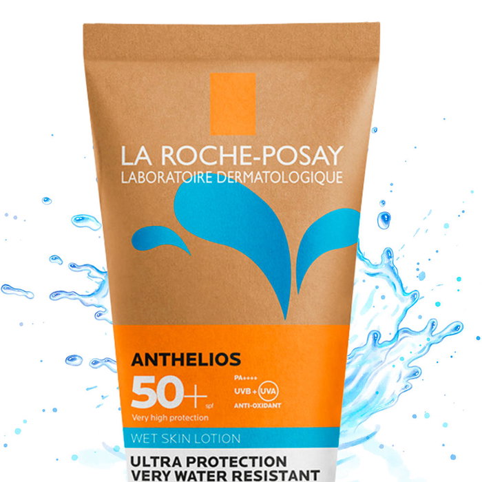 La Roche Posay ANTHELIOS ultra-résistant eco-tube SPF50+ Protector Solar Corporal Piel Mojada Muy Alta Protección UV SPF50+ 200 ml
