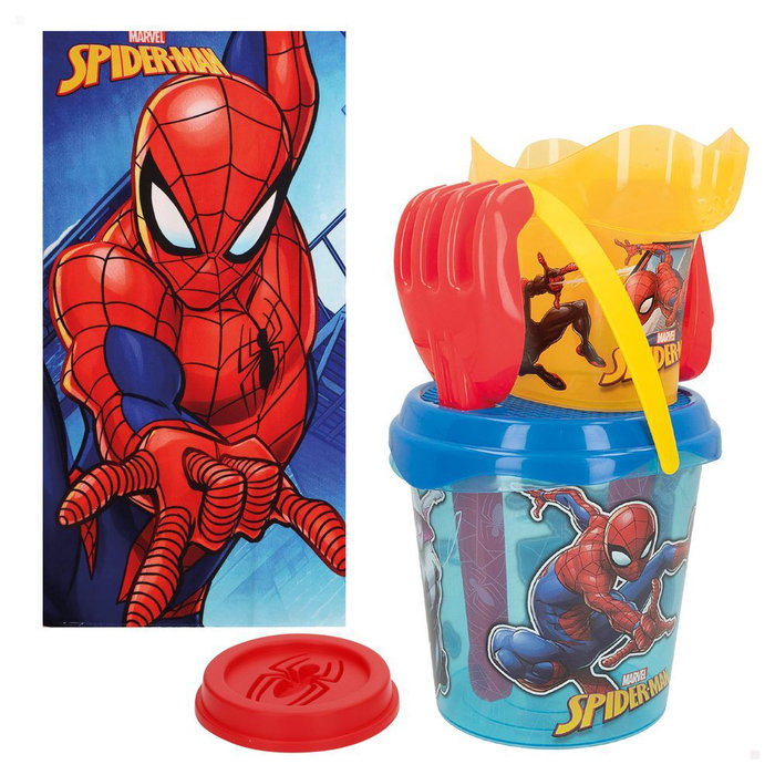 MARVEL Set de Playa Spiderman con Cubo y Accesorios