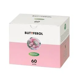 MEDNAT Butyferol 60 Perlas Ácido Butírico Vitamina D3 Complemento Alimenticio 1000mg