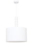 DKD Home Decor Lámpara de Techo Hierro y Poliéster Blanco
