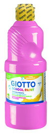 Giotto Témpera Escolar Lavable Rosa Botella 500 mL