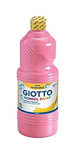 GIOTTO Témpera Escolar Lavable Rosa Botella 500 ml
