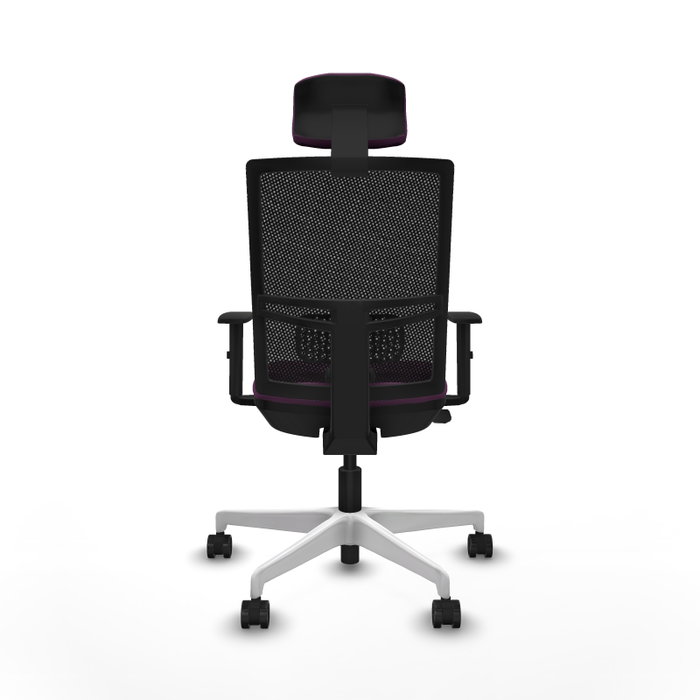 PIQUERAS Y CRESPO Silla de oficina Yunquera Morado y Negro PIQUERAS Y CRESPO Silla de oficina Yunquera Morado y Negro