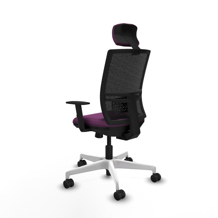 PIQUERAS Y CRESPO Silla de oficina Yunquera Morado y Negro PIQUERAS Y CRESPO Silla de oficina Yunquera Morado y Negro