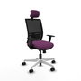PIQUERAS Y CRESPO Silla de oficina Yunquera Morado y Negro