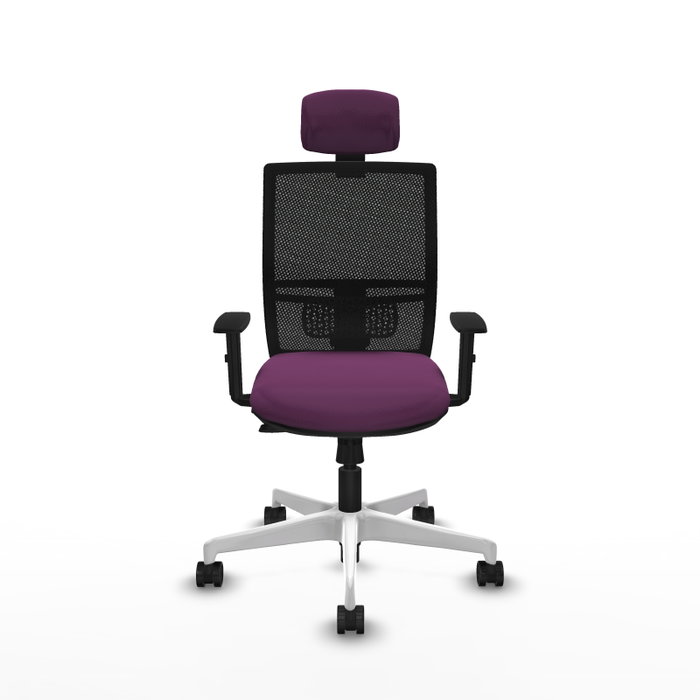 PIQUERAS Y CRESPO Silla de oficina Yunquera Morado y Negro PIQUERAS Y CRESPO Silla de oficina Yunquera Morado y Negro