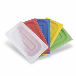 Vollrath Pujadas Cubeta GN Star con tapa hermética 1/3, capacidad gastronómica, color azul, polipropileno