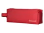 Liderpapel Estuche portatodo Classic rectangular con asa, 2 cremalleras, rojo