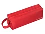 Liderpapel Estuche portatodo Classic rectangular con asa, 2 cremalleras, rojo