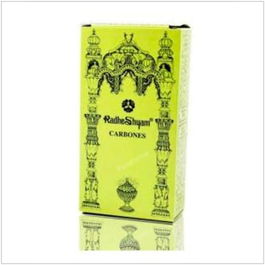 RADHE SHYAM Carbones 20Uds. para Shishas o Incienso, Fuente de Calor Portátil