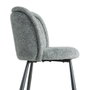 Silla Jaspeado Verde Tejido-Metal 56 X 56 X 78 cm (Set de 2)