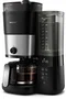 Philips HD7888/01 Cafetera de filtro con molinillo integrado, hasta 10 tazas, 1,25 L, Negra / Plata