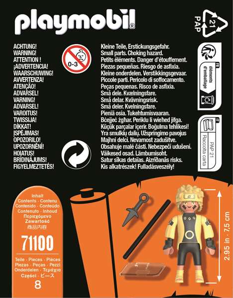 Playmobil Naruto Shippuden - Naruto Rikudou Sennin Mode 71100