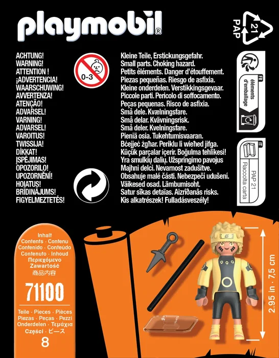 Playmobil Naruto Figura de Acción Coleccionable de Naruto
