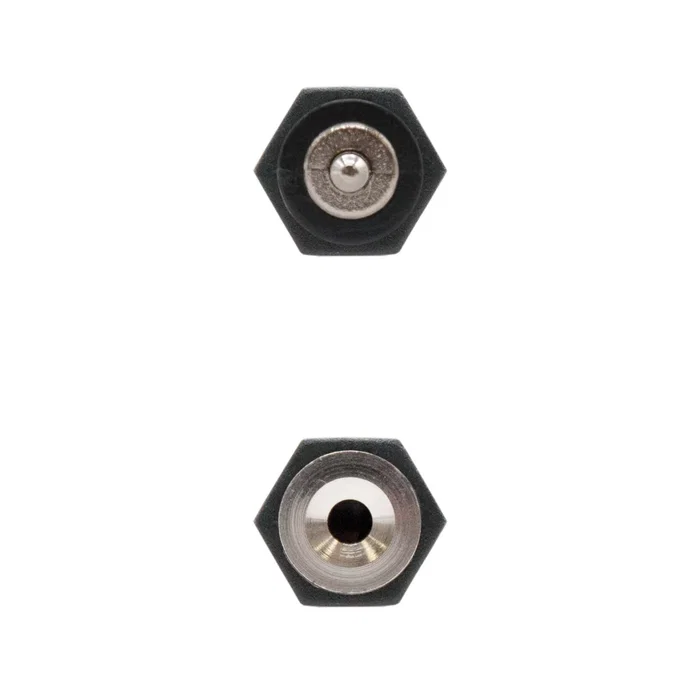 Nanocable 10.27.0002 Adaptador de Audio Estéreo Jack 3.5mm Macho a Jack 2.5mm Hembra, Negro