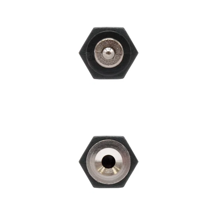 Nanocable 10.27.0002 Adaptador de Audio Estéreo Jack 3.5mm Macho a Jack 2.5mm Hembra, Negro