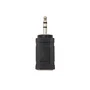 Nanocable Adaptador de audio estéreo Jack 2.5mm hembra a Jack 3.5mm macho negro