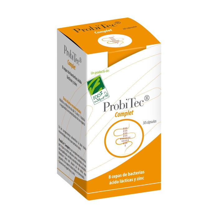 Natural ProbiTec Complet 30 cápsulas Probióticos 8 bacterias patentadas Natural ProbiTec Complet 30 cápsulas Probióticos 8 bacterias patentadas