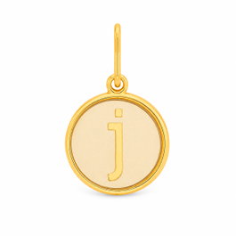 Alex And Ani Charm Letra J ACA BR Dorado