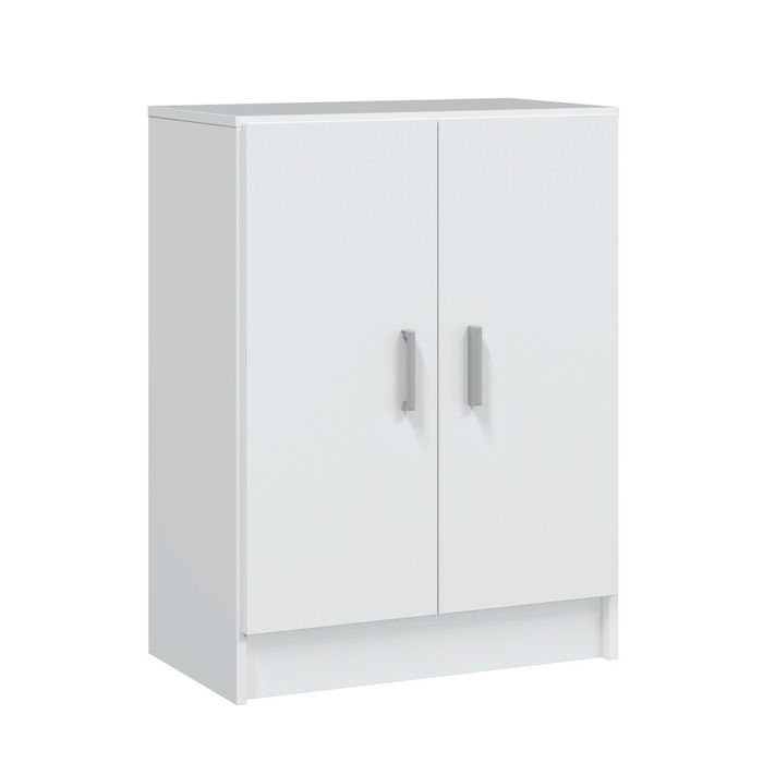 Forés/Arkit Armario Multiusos 2 Puertas Blanco Melamina 59x37x80 cm