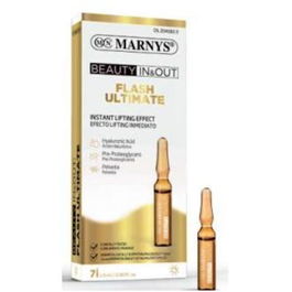 MARNYS Beauty In & Out Flash Ultimate 7Amp. Sérum Efecto Lifting y Reafirmante para Rostro, Cuello y Escote