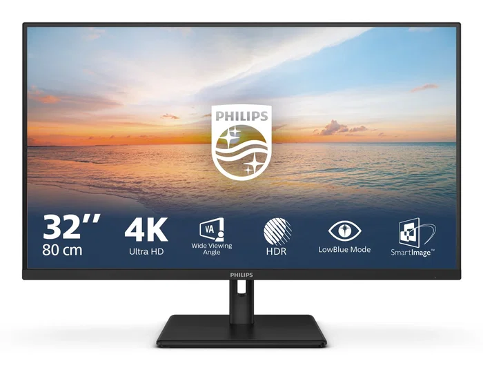 Philips 32E1N1800LA/00 Monitor 4K Ultra HD 31.5 pulgadas VA Negro