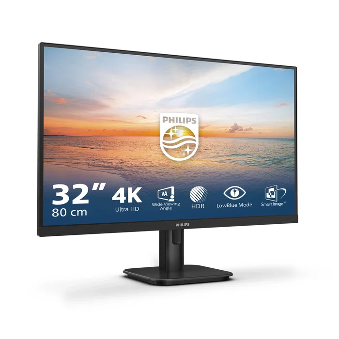 Philips 32E1N1800LA/00 Monitor 4K Ultra HD 31.5 pulgadas VA Negro