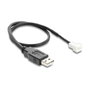 DeLOCK Cable de ventilador USB 2.0 Tipo-A a 3 pines 30 cm