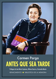 Antes que sea tarde, Carmen Parga - RENACIMIENTO EDITORIAL