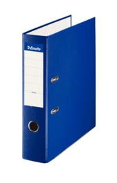 Esselte Archivador Palanca A4 Lomo Ancho Pp Interior Forrado En Papel Rado Cantoneras Azul