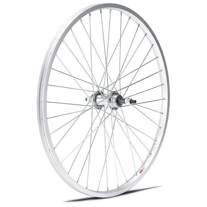 Gurpil Llanta Trasera Aluminio 26 Pulgadas BTT MTB Eje Macizo Piñón Rosca V-Brake 32 Radios 135mm Gurpil Llanta Trasera Aluminio 26 Pulgadas BTT MTB Eje Macizo Piñón Rosca V-Brake 32 Radios 135mm