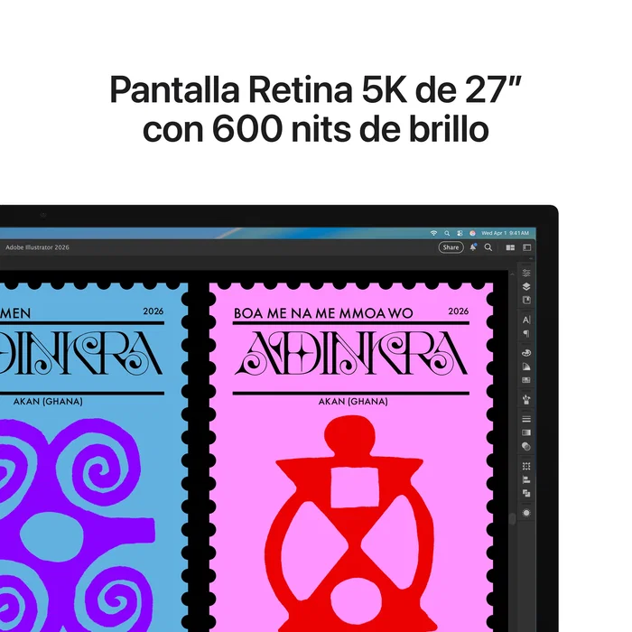 Apple Studio Display 27 pulgadas Cristal Nano texturizado con Soporte ajustable