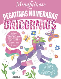EDEBE MINDFULNESS con pegatinas numeradas: UNICORNIOS