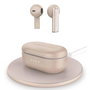 Energy Sistem Auriculares True Wireless Style 4 Ultra con Carga Inalámbrica Qi, Sensor Proximidad, BT 5.3, 25h Autonomía - Oro Rosa