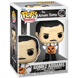 Funko Figura POP The Addams Family Gomez Addams, Figura de Vinilo de 9cm en Caja Regalo