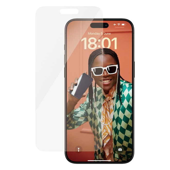 PanzerGlass Protector de Pantalla iPhone 15 Pro Max Classic Fit PanzerGlass Protector de Pantalla iPhone 15 Pro Max Classic Fit