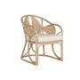 DKD Home Decor Silla de Ratán Hoja Natural 63x68x81 cm