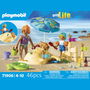 Playmobil Día de Playa 71906 Set de Construcción Castillo de Arena con Accesorios y Figuras