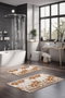 Mijölnir CT-5349 Juego de Alfombrillas de Baño 2 Piezas, Poliéster, 40x60cm y 60x100cm, Antideslizante, Antibacteriano, Lavable a Máquina