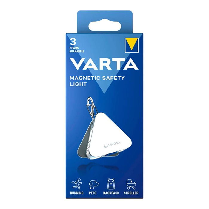 Varta Luz de Seguridad Magnética Multiusos con 5 Modos de Luz, Resistente al Agua IP54, Aprox. 45 Horas de Autonomía, Incluye Imán y Mosquetón Varta Luz de Seguridad Magnética Multiusos con 5 Modos de Luz, Resistente al Agua IP54, Aprox. 45 Horas de Autonomía, Incluye Imán y Mosquetón
