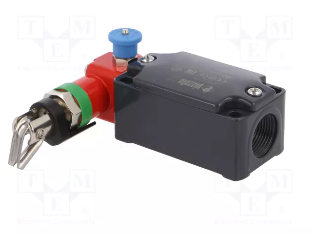 PIZZATO ELETTRICA Interruptor de seguridad de cuerda FD, unilateral, gris