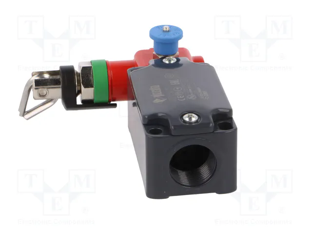 PIZZATO ELETTRICA Interruptor de seguridad de cuerda FD, unilateral, gris