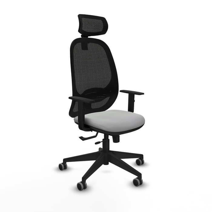 PIQUERAS Y CRESPO Silla de oficina Cilanco con mecanismo Sincro/Traslack, Gris claro y Negro PIQUERAS Y CRESPO Silla de oficina Cilanco con mecanismo Sincro/Traslack, Gris claro y Negro