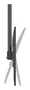 Aisens CT120TLE-395 Soporte de Techo para TV/Monitor 60-120 pulgadas, 120kg