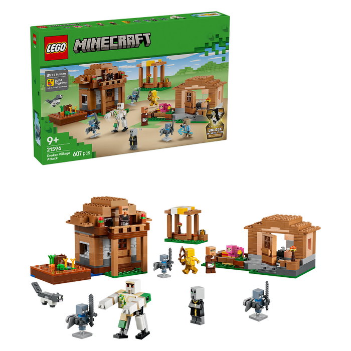 LEGO Minecraft 21596 Ataque del Evocador a la Aldea