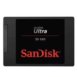 Sandisk SSD Ultra 3D 2TB SDSSDH3-2T00-G26 - Disco duro interno SATA III, 2.5", 560 MB/s lectura, 520 MB/s escritura, 500 TBW